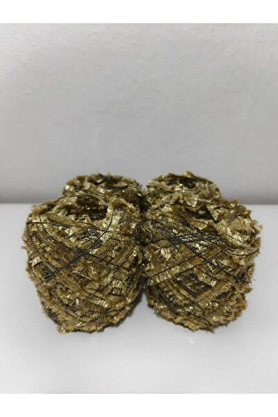 kartopya Altın Rengi Kelebek Örgü İpi 400 Gr(4X100 gr)