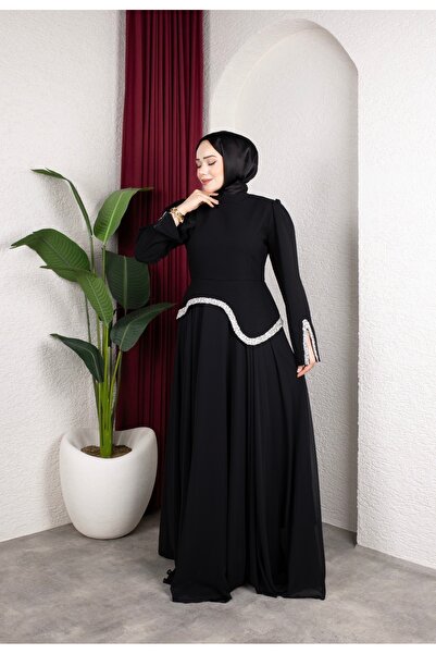 Elif Artar Feriha abiye siyah