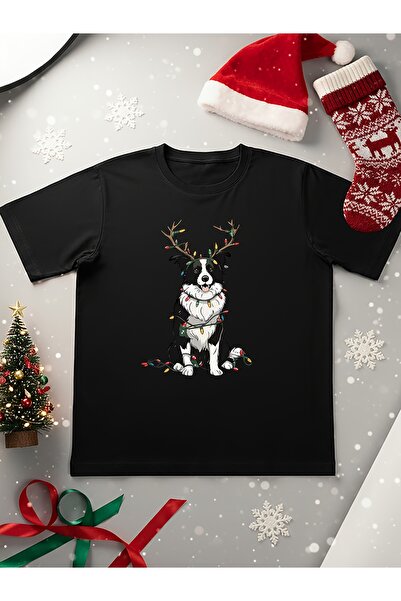 yiou trendy clothing تي شيرت رجالي أسود بأكمام قصيرة مع تصميم لطيف على شكل كل...