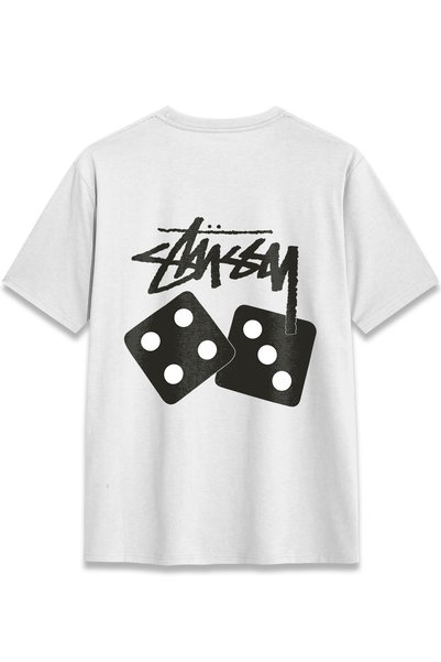 EZG Business Stüssy Zar Tshirt Design Printed T-Shirt Unisex 100% Cotton Breathable Thick Fabric T-Shirt
