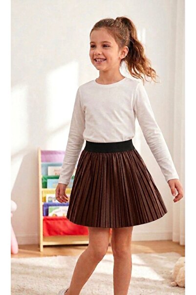 KedyKids Pleated Skirt with Elastic Waist for Children