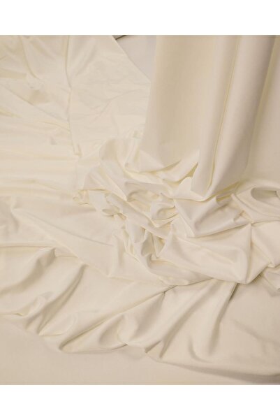 Kumaş Parça Επένδυση από ύφασμα ζέρσεϊ σε χρώμα εκρού κρεμ, λεπτή, μαλακή, εύ...