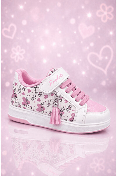 ORELİON Κοριτσίστικα γυαλιστερά αθλητικά παπούτσια με λάμψη, με μονό λουράκι,...