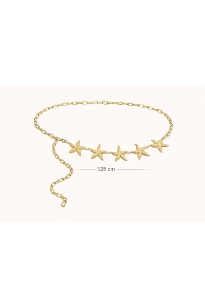 ELVEA Starfish Figured Body, Waist, Dress, Pants and Skirt Matching Chain Belt Set