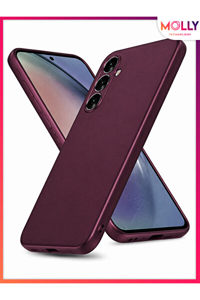 Molly SAMSUNG GALAXY S24 FE İçin Mürdüm Mat Silikon Kılıf
