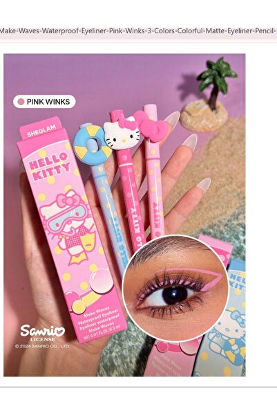 SHEGLAM Hello Kitty x Make Waves Suya Dayanıklı Likit Eyeliner