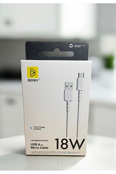şarj kablosu USB micro cablo 18w 1000mm