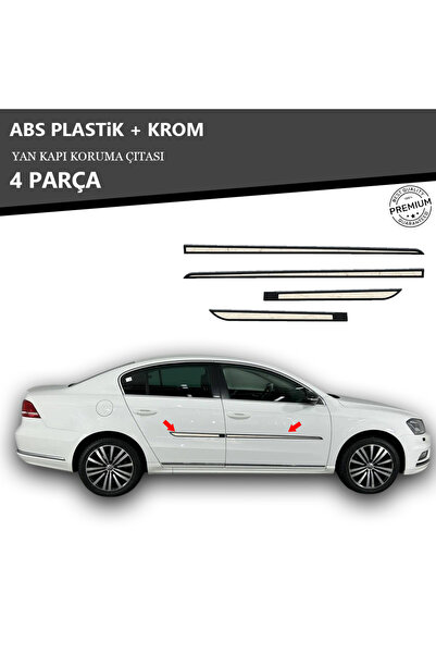 KromGaraj VOLKWAGEN PASSAT B7 2010-2014 ARASI YAN KAPI KORUMA ÇITASI PLASTİK ...