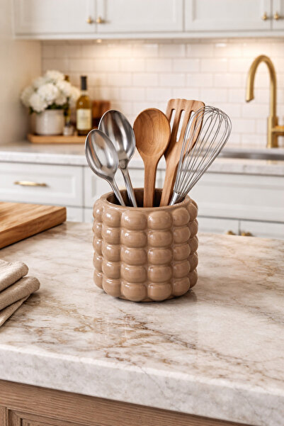 Zigzag Home Διακοσμητική θήκη για κουτάλια με 5 φυσαλίδες, βάζο πολλαπλών χρή...