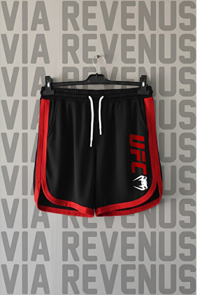 Vordevia Ufc Printed Unisex Retro Varsity Sports Training Shorts
