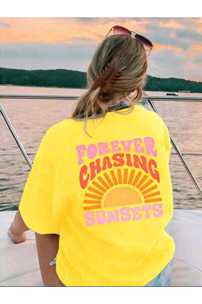 DİVİN Ουνισέξ Κουλ FOR EVER Γραφικό Μπλουζάκι Στριτγουέαρ