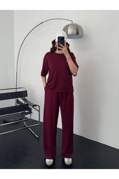 Mottotrend Tricou și Pantaloni de Trening Set