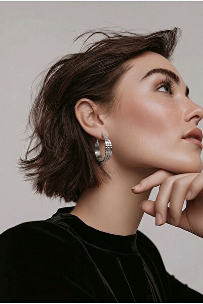 Monalisa Home Tarnish-Resistant Steel Dangle Hoop Earrings