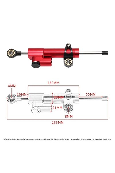 Matris Elektrikli Scooter Direksiyon Damperi – Yüksek Hız Stabilite & Gidon T...