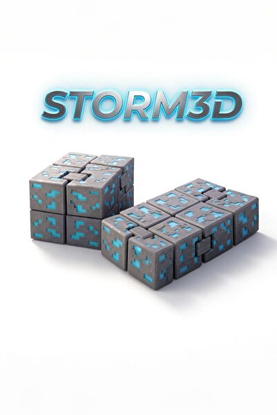 Storm3D Minecraft-Elmas Blok Stres Küpü-Sonsuzluk Küpü