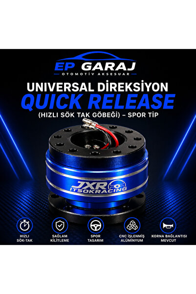 EP GARAJ OTOMOTİV UNIVERSAL DİREKSİYON QUICK RELEASE (HIZLI SÖK TAK GÖBEĞİ) –...