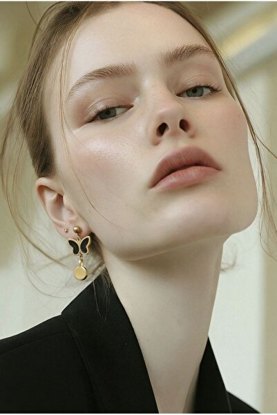 Monalisa Home Zircon Stone Layered Steel Earrings