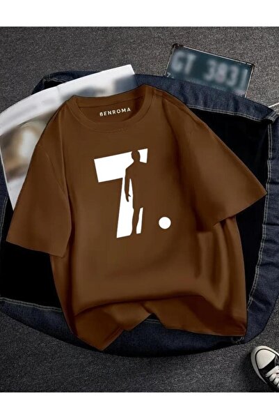 DİVİN Ανδρικό Μοντέρνο Μπλουζάκι Streetwear με Στάμπα