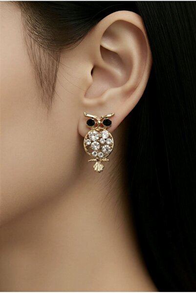 Monalisa Home Luxury Design Earrings with Owl Figure