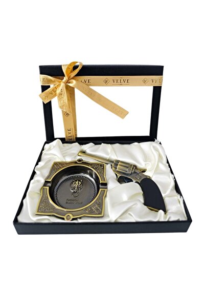 velve Σετ δώρου για άνδρες Outlaw Kit, κουτί με αναπτήρα και μεταλλικό βραχιό...