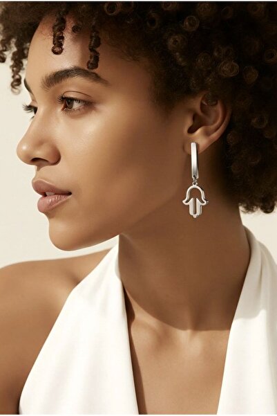 Monalisa Home Honeysuckle Figured Zircon Stone Steel Earrings