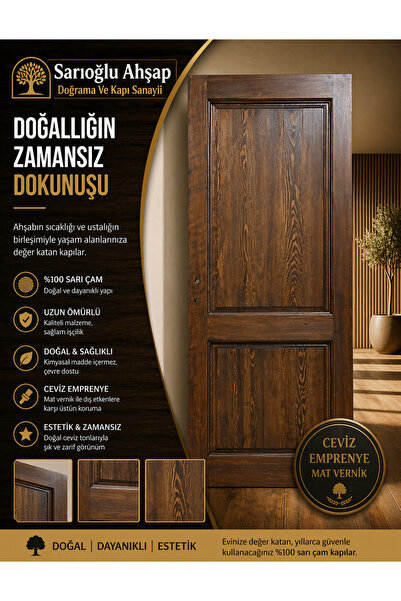 Sarıoğlu Ahşap Doğrama Kapı İç Oda Kapısı Dış Kapı
