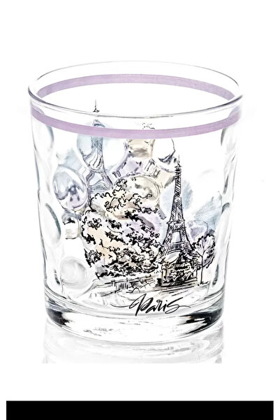 Generic Brand Soft Drink Glass Paris Patterned 1 Piece Royaleks-SGM08603