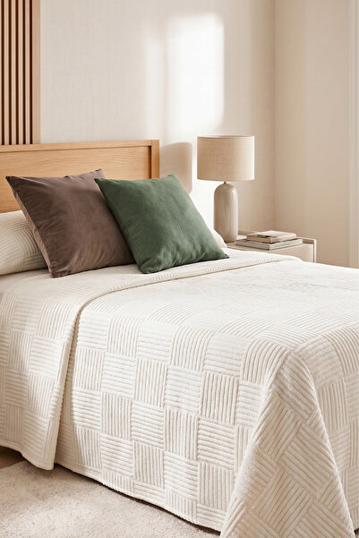 OTEXSA Κάλυμμα κρεβατιού Premium Dama Pike 160x200 εκ. Ανάγλυφο υφαντό, εξαιρ...