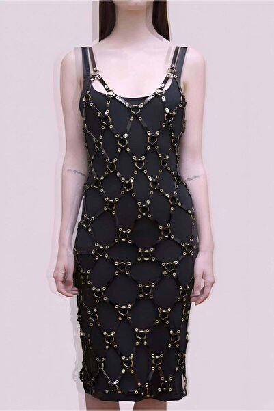 Mariposa Secret Leather Dress - Brf435
