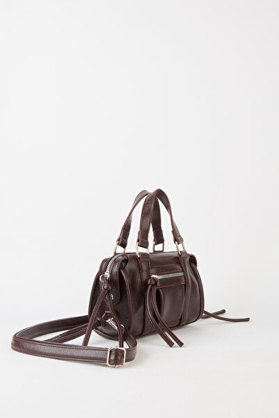 Vivaq Γυναικεία τσάντα ώμου Mimoza Bitter Brown με φερμουάρ, μικρού μεγέθους,...