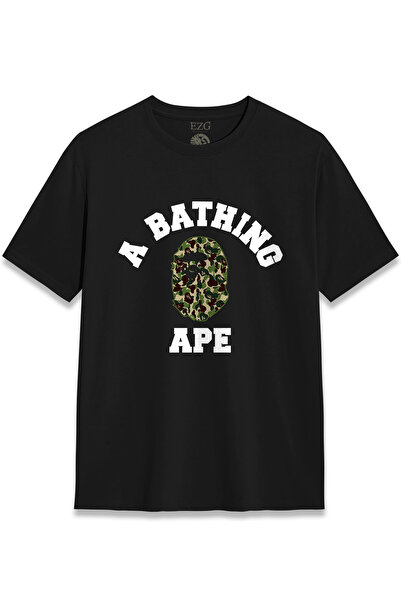EZG Business Bathing Bape Camouflage Tshirt Design Printed T-Shirt Unisex 100...