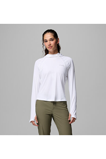 Columbia Stealth Spring Kapüşonlu Kadın Teknik Uzun Kollu T-Shirt