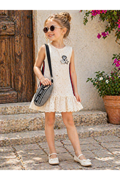 leora kids store Kız çocuk fisto elbise ve çanta