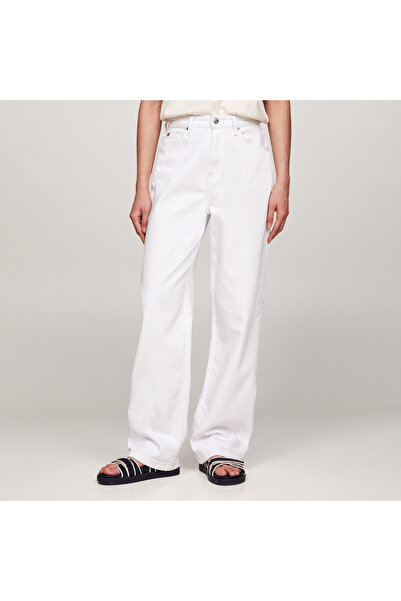 Tommy Hilfiger Kadın Beyaz Pantolon