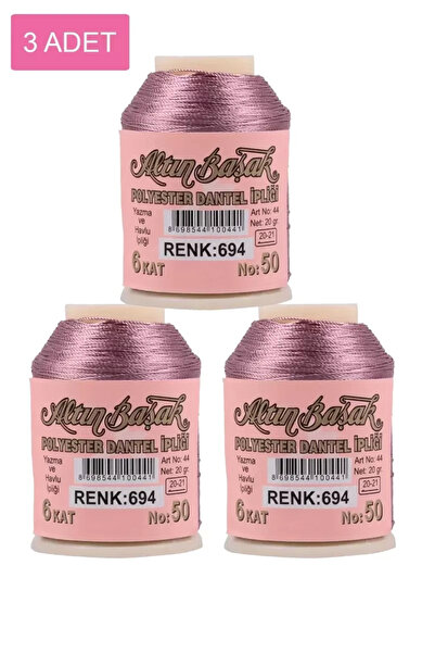 Generic Brand 3 Pieces of Gold Spike Needle and Lace Thread 20 Gr - Royaleks ...
