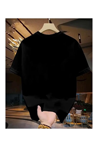 bellanova Unisex Μαύρο μπλουζάκι με στάμπα oversize Streetwear Άνετη εφαρμογή...