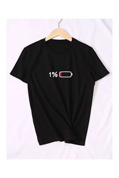 CLASSY.MODA Unisex Μαύρο μπλουζάκι με στάμπα oversize Streetwear Άνετη εφαρμο...