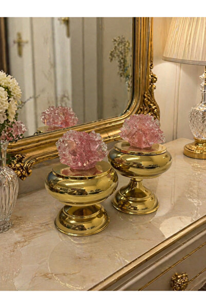 essacraft GOLD PEMBE ŞEFFAF MERCAN ŞEKERLİK