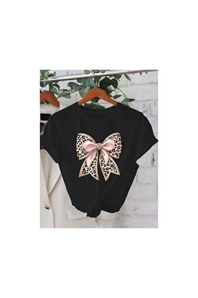 CLASSY.MODA Unisex Μαύρο μπλουζάκι με στάμπα oversize Streetwear Άνετη εφαρμο...