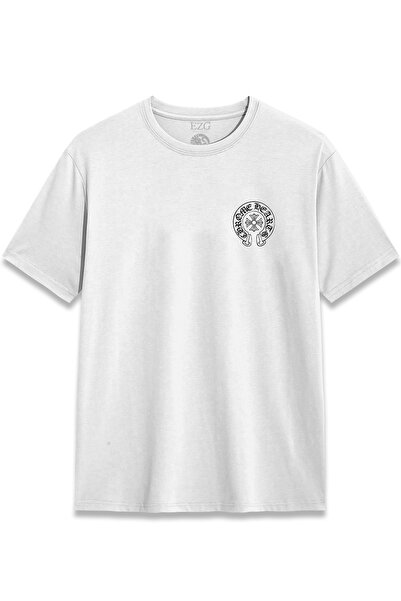 EZG Business Μπλουζάκι Chrome Hearts Model Y με στάμπα στην πλάτη, 100% βαμβα...