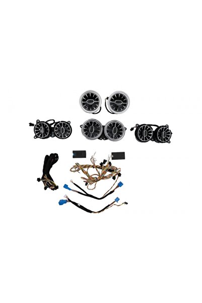 tuningset Σετ Σχάρες Αεραγωγών AC Εμπρός και Πίσω Πλευρικά, 64 χρώματα, κατάλ...