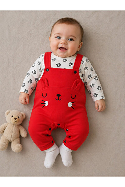 leora kids store Bebek pamuklu tulum ve badi