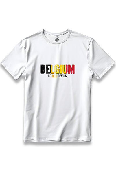 EZG Business Μπλουζάκι Παγκόσμιου Κυπέλλου Βελγίου με ιδιαίτερο σχέδιο, τυπωμ...