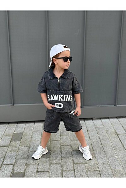 KOKOŞ BEBEK Σετ για αγόρια Hawkins με τζιν σορτς - Ηλικία 4/12 ετών - 31722