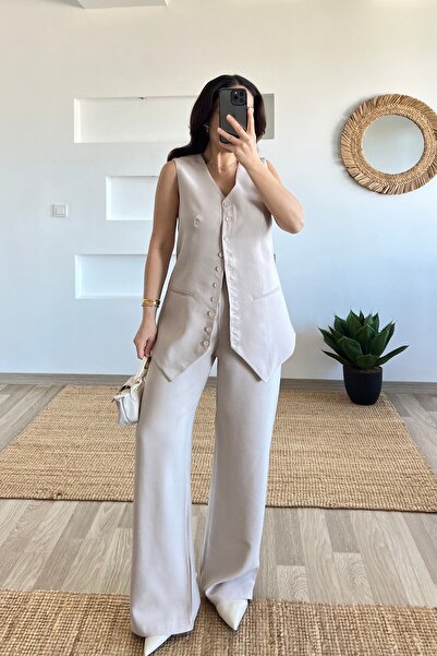 butikhola Md Stone Vest Pants Set