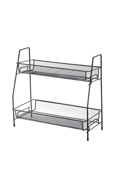 OEM Ράφι οργάνωσης κουζίνας, 2 επιπέδων, στυλ loft, μεταλλικό, 31 x 32.5 x 17...