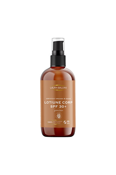 Natural Beauty by Laura Baldini Lotiune corp SPF 30+ GOLDEN HOURS, 100% ingre...
