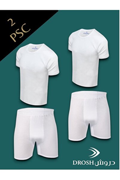 Drosh Drews Men's 3-Piece Round Neck T-Shirt and Trousers Set