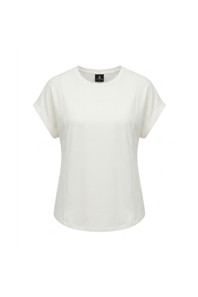 lumberjack WB 11FUN 11MD1143 Εκρού Γυναικείο κοντομάνικο μπλουζάκι