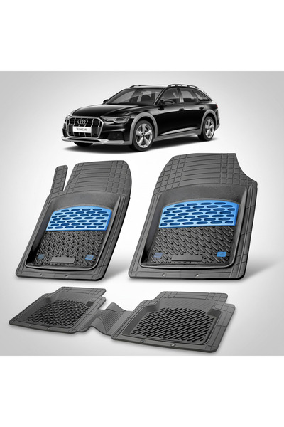 TEAMCAR Πατάκια δαπέδου συμβατά με Audi A6 C8 Allroad 2019-2025 |   Μπλε